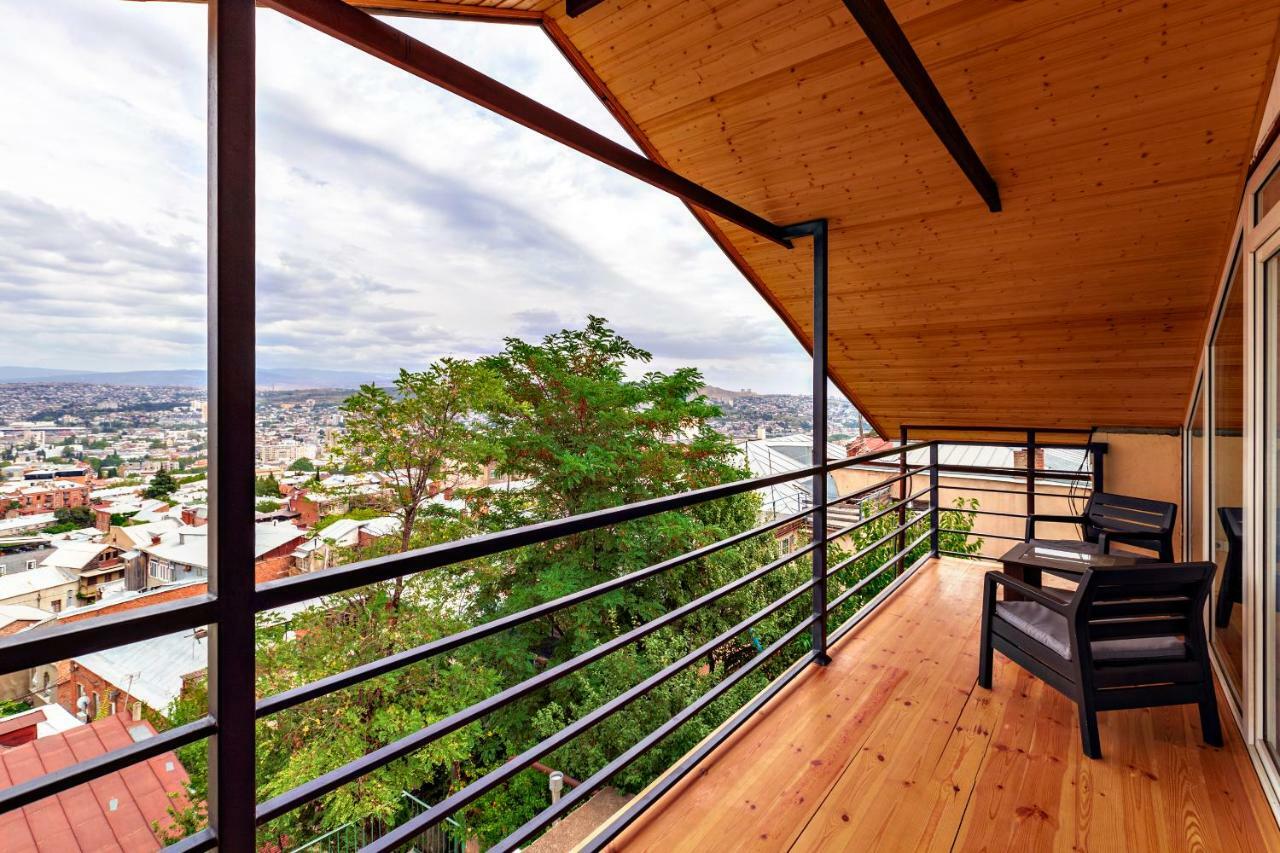 Panorama Stairway Hotell Tbilisi Exteriör bild